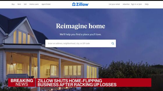 Zillow Shares Plunge as Investors Digest Home-Flipping Halt