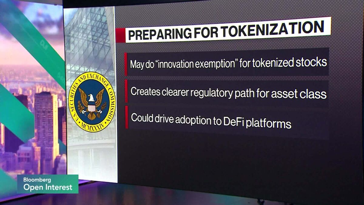 Finance: The SEC is preparing to implement a plan that will allow trading of cryptocurrency versions of traditional stocks.