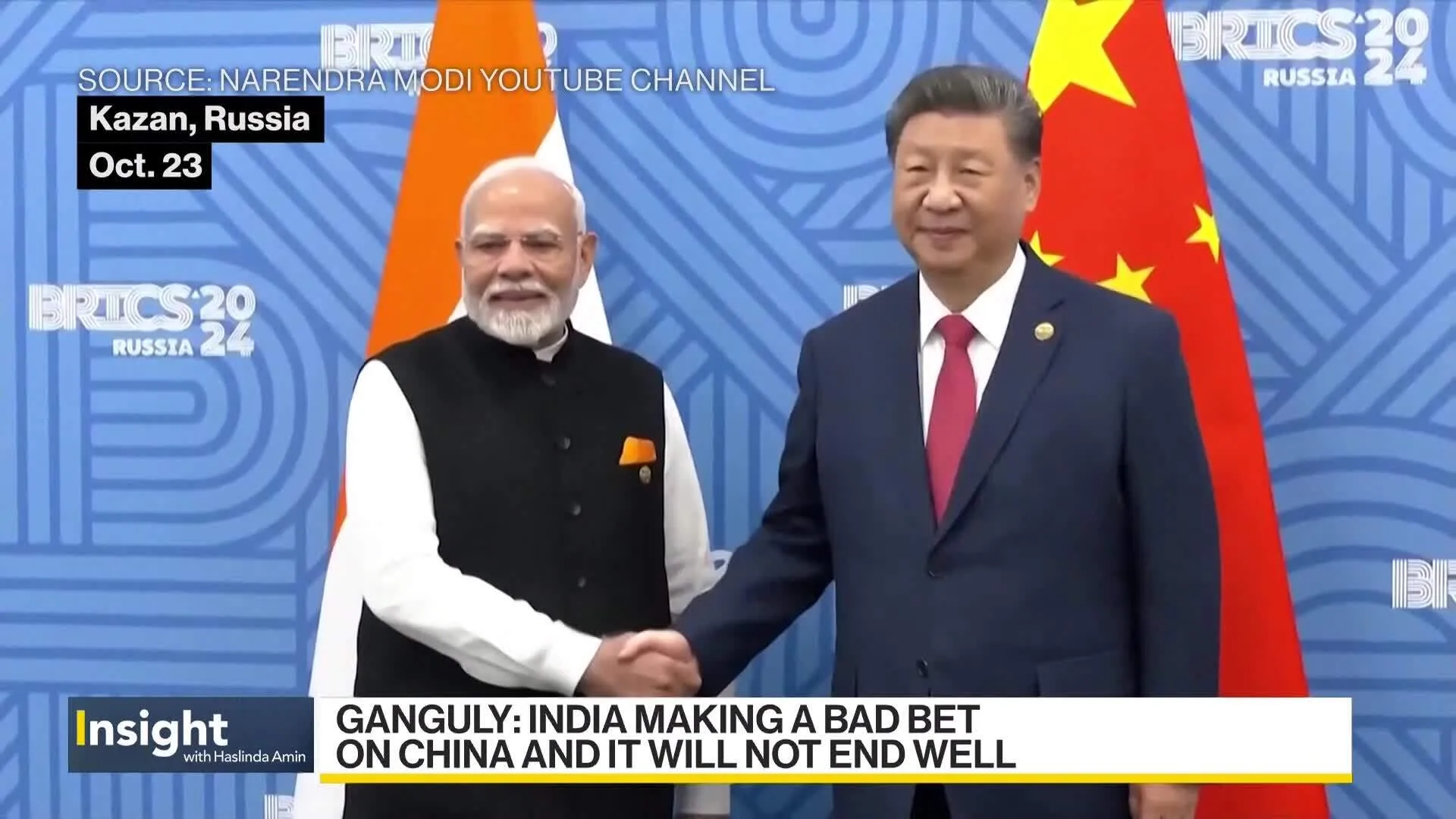 Watch How US Tensions May Push India Towards China - Bloomberg