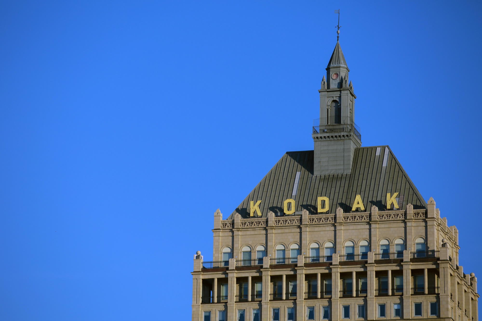 The Kodak Tower at the Eastman Kodak Co. headquarters complex in Rochester, New York.