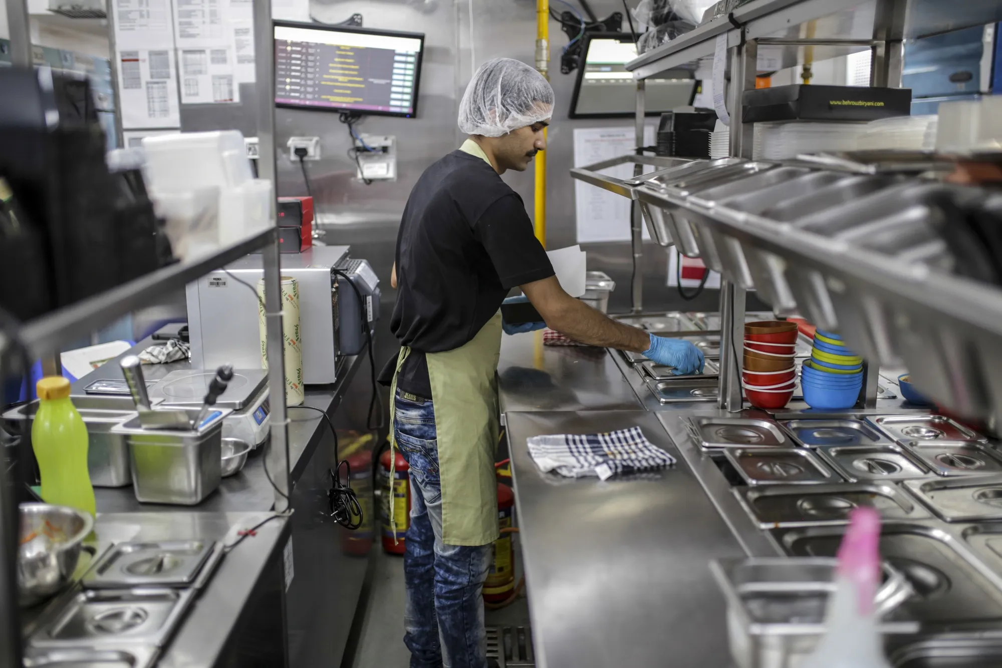 A Rebel Foods cloud kitchen in Mumbai.