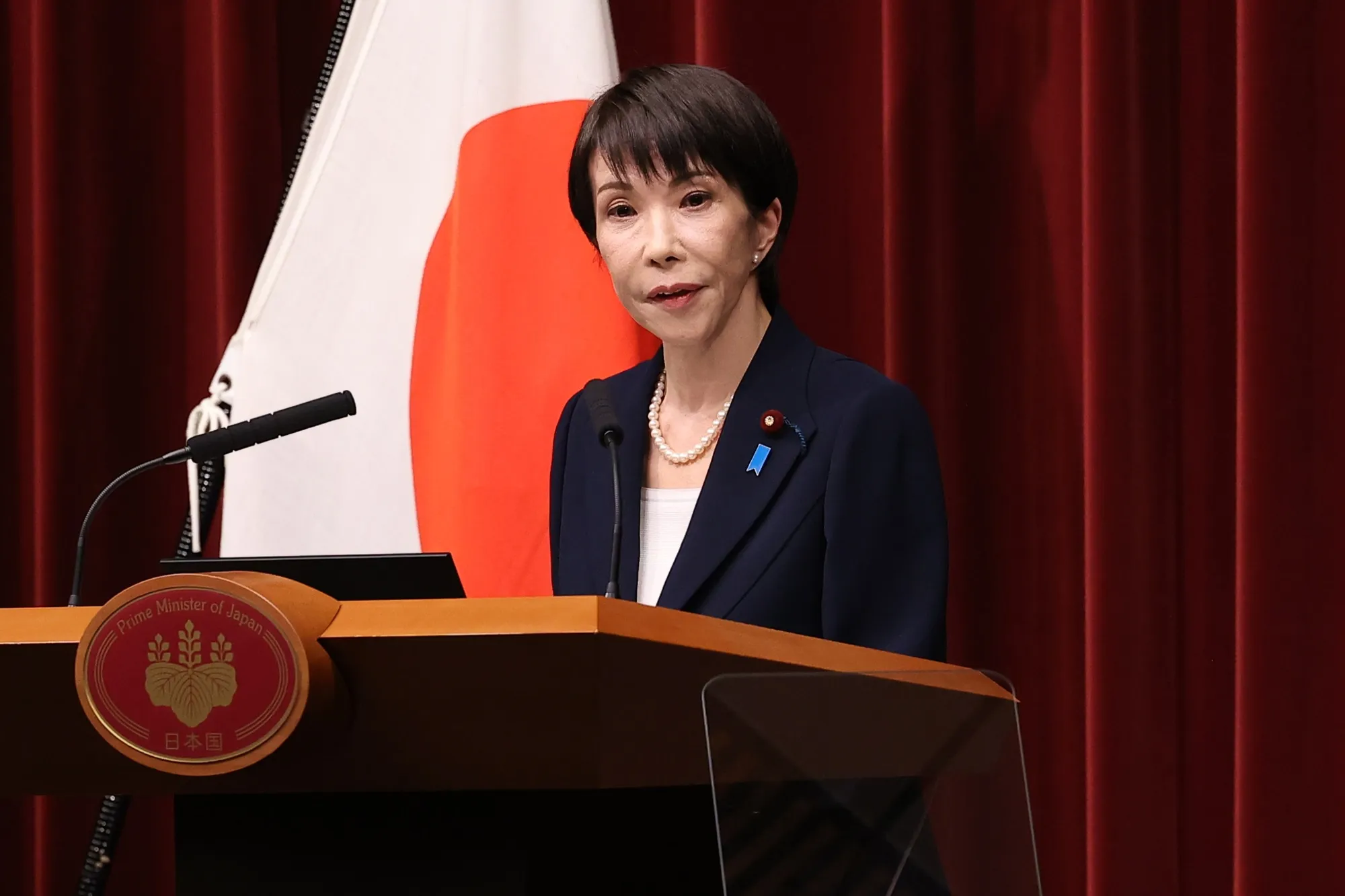 Sanae Takaichi, Japan’s prime minister.