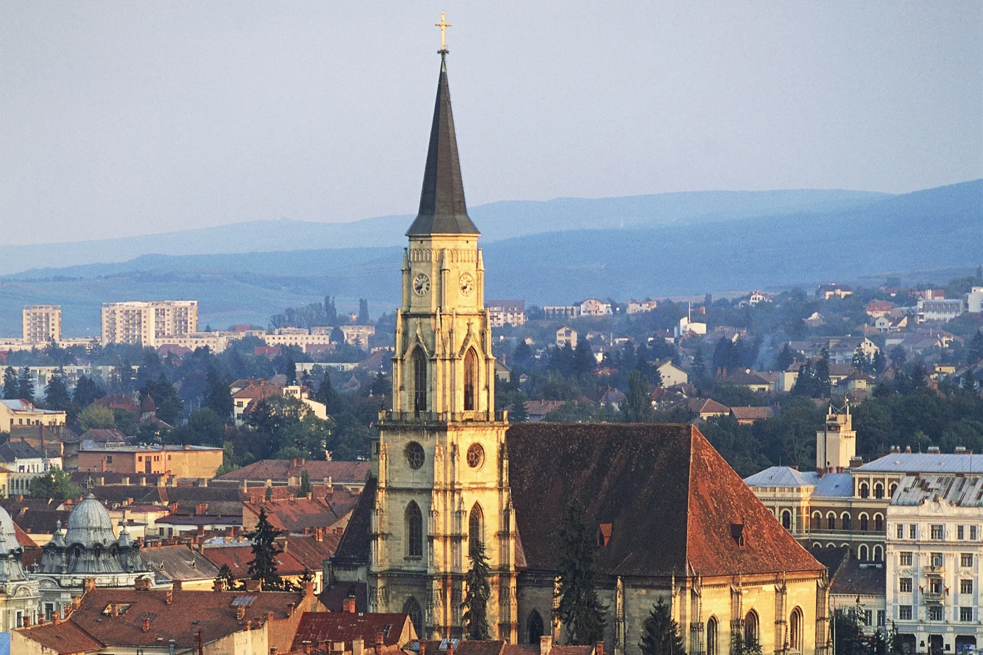City view of Cluj-Napoca, Transylvania. Romania.