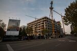 A high rise apartment development site&nbsp;in Berlin.
