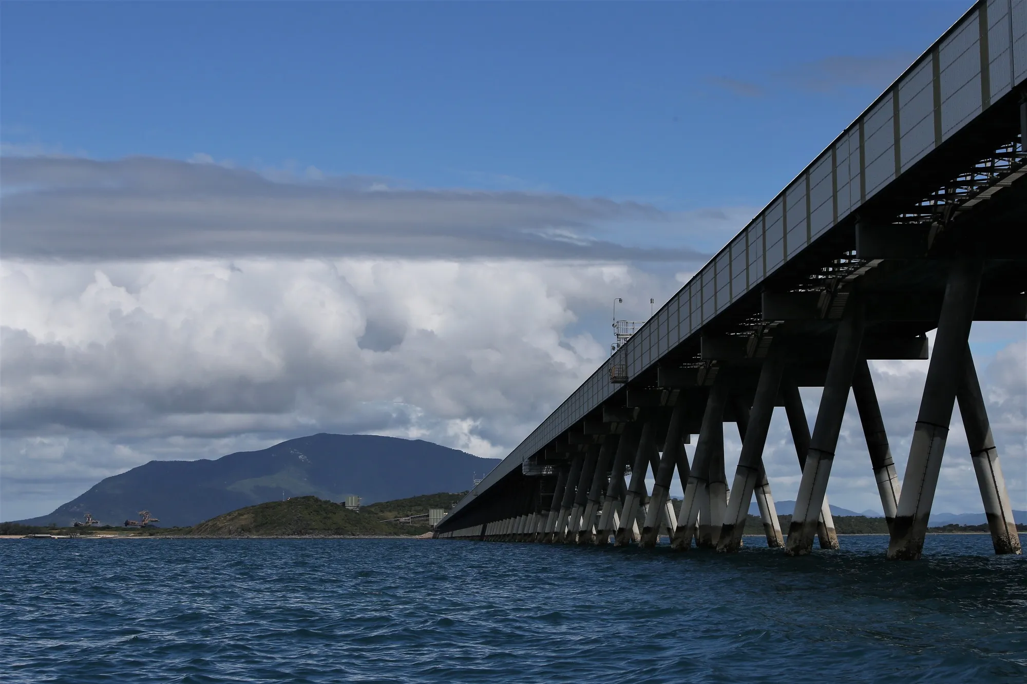 The Abbot Point coal port in Bowen, Australia, with a capacity of 50 million tonnes, is used by Adani Enterprises of India.