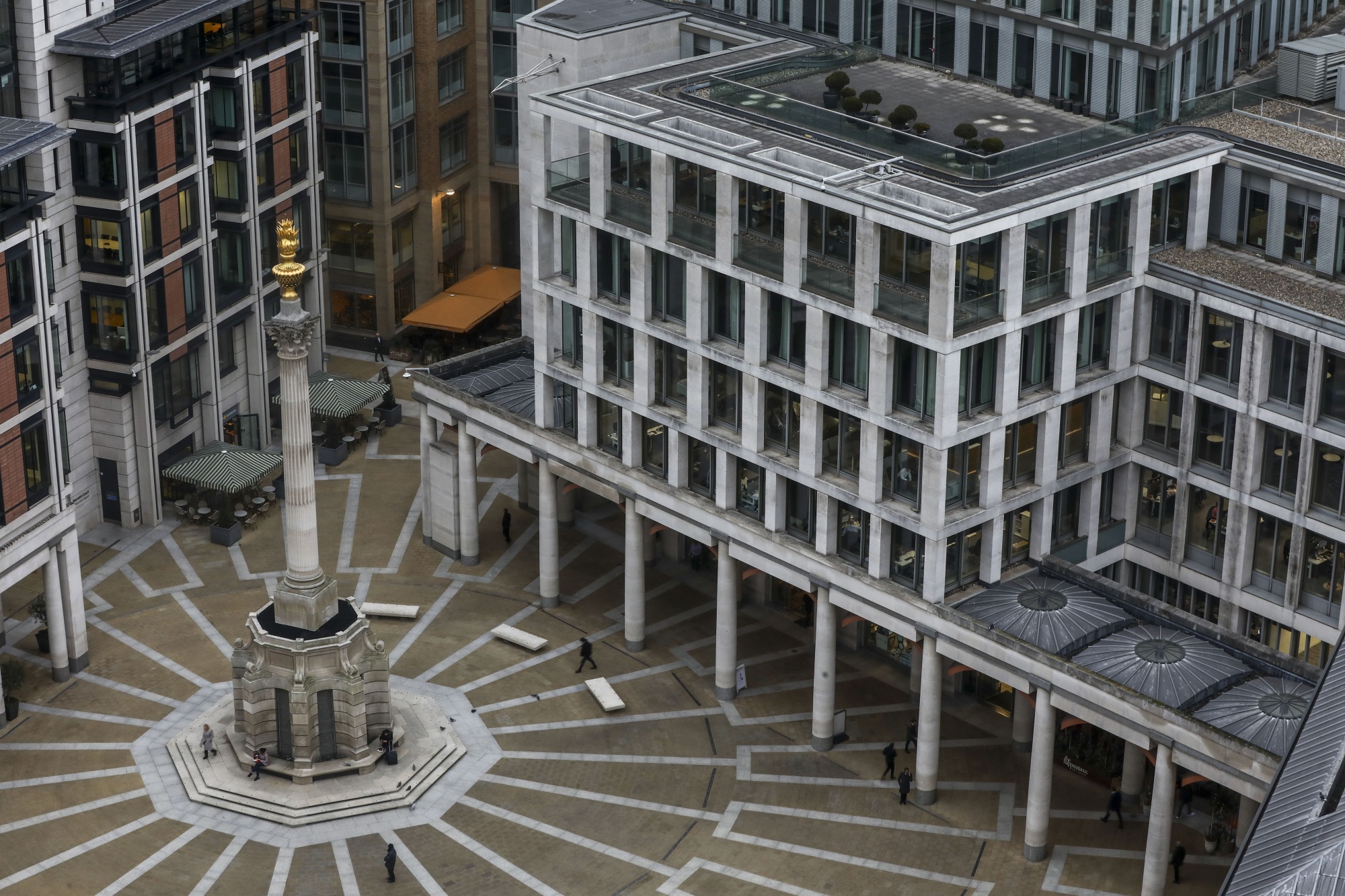 London Stock Exchange Group offices in Paternoster Square in London.