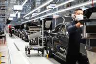 Daimler AG Unveils New Mercedes Benz S-Class Sedan at Automaker's Carbon Neutral Factory