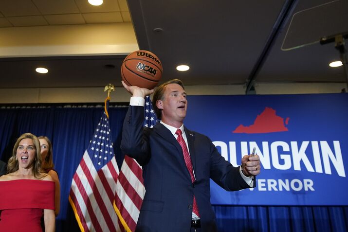 Virginia Republican Gubernatorial Candidate Glenn Youngkin Holds Election Night Rally