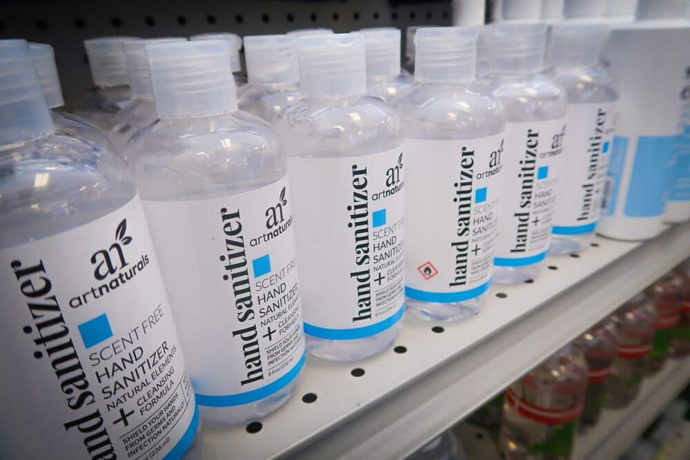 Carcinogen Found In Hand Sanitizers That Plugged Covid Gap Bloomberg