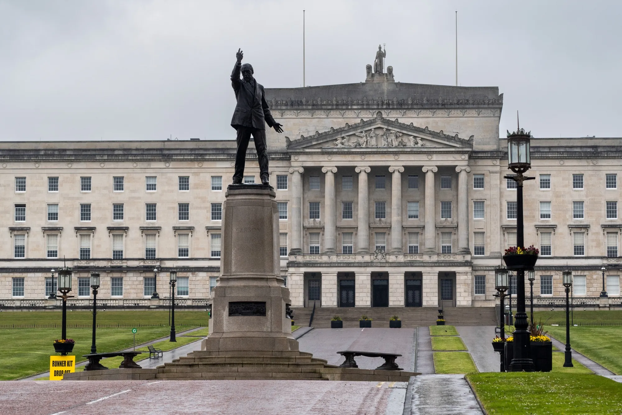 The Parliament Buildings, often referred to as Stormont in Belfast, Northern Ireland, UK.