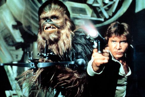 Chewbacca and Han Solo.