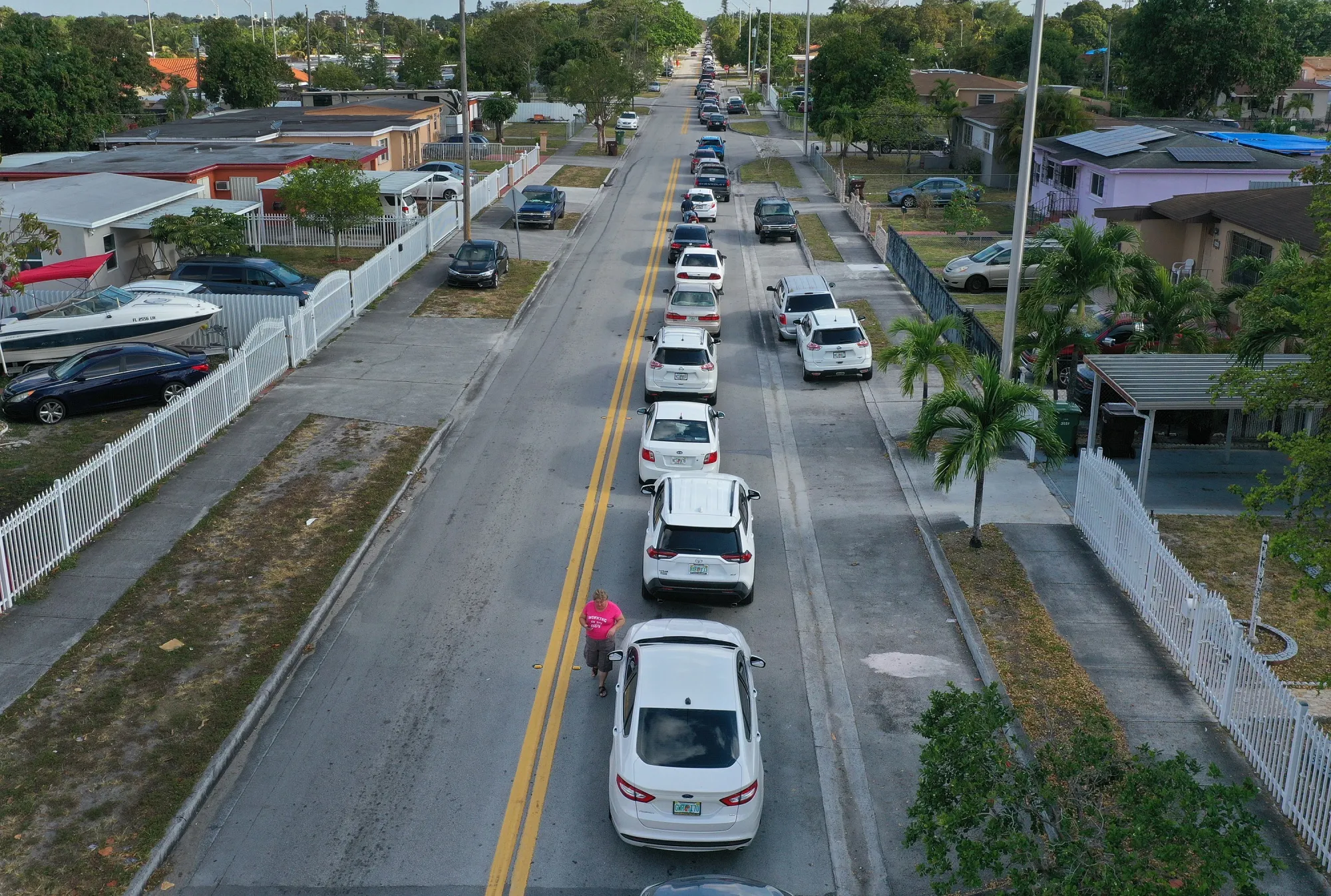 Waiting to collect in Florida.