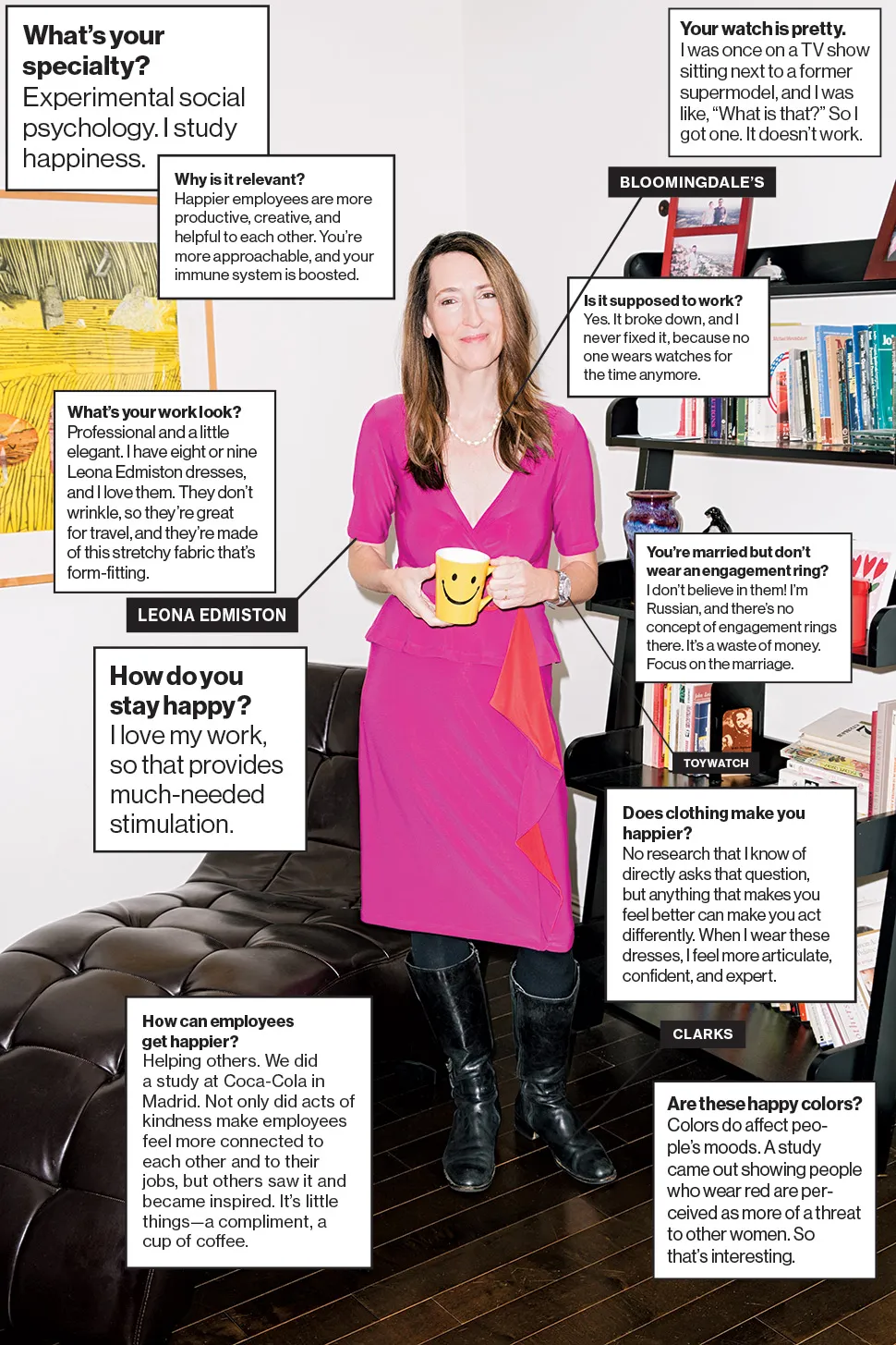 What I Wear to Work: Psychology Professor Sonja Lyubomirsky