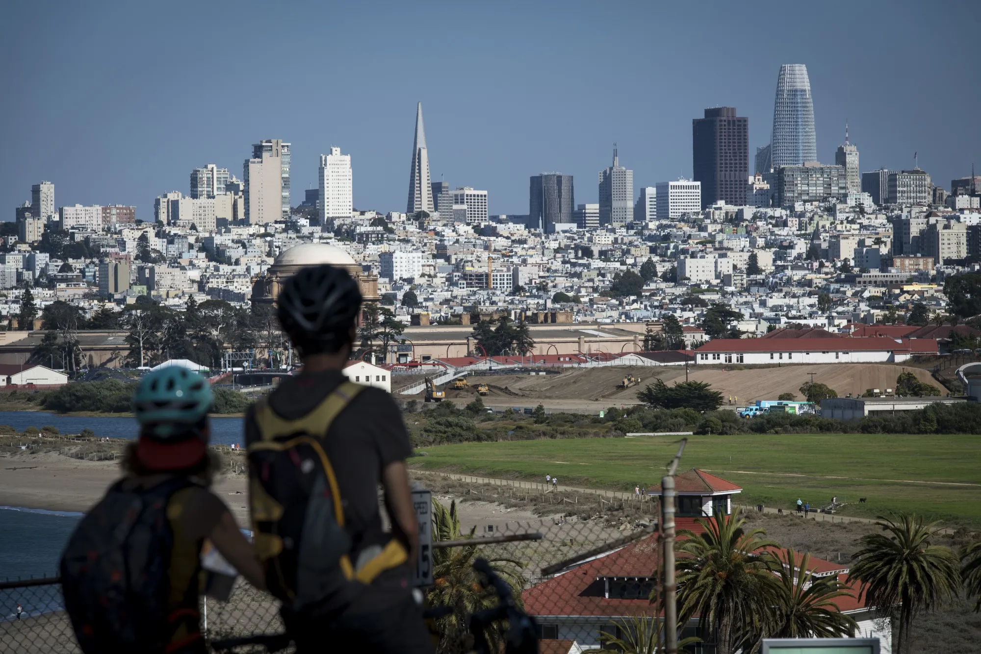 San Francisco skyline.&nbsp;