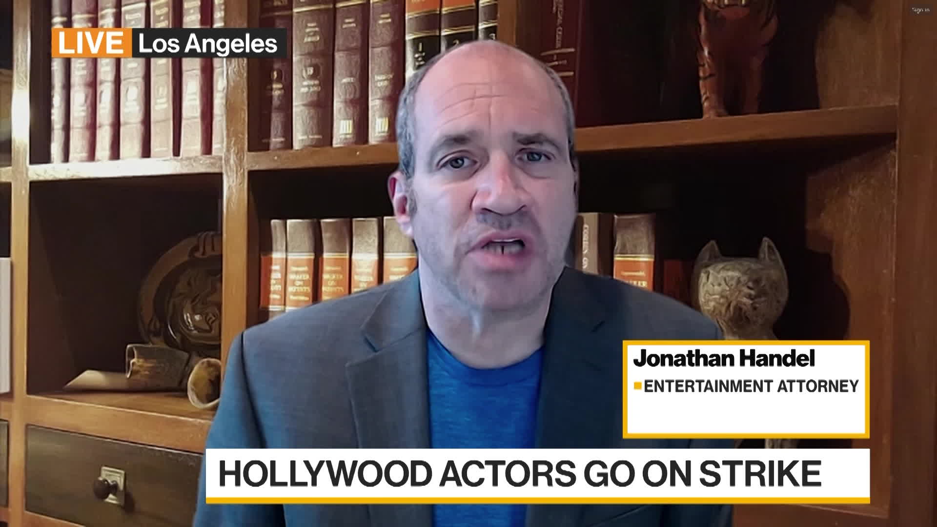 Watch Attorney Handel on Hollywood Strike Bloomberg