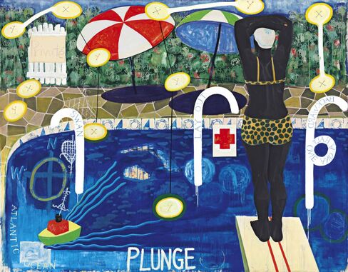 "Plunge" by Kerry James Marshall.