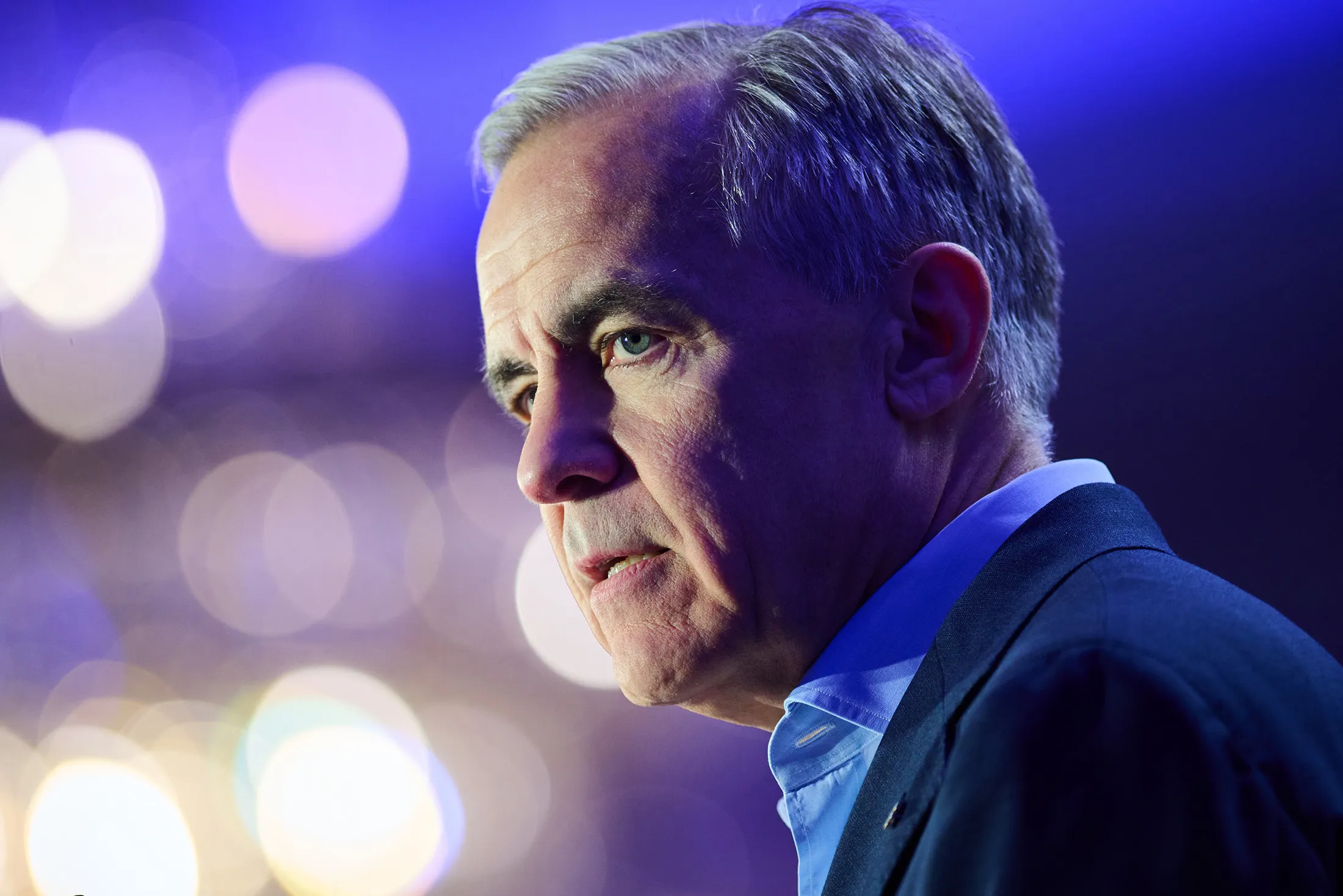 Prime Minister Mark Carney speaks at the 2026 Global Progress Action Summit in Toronto&nbsp;on&nbsp;May 9.