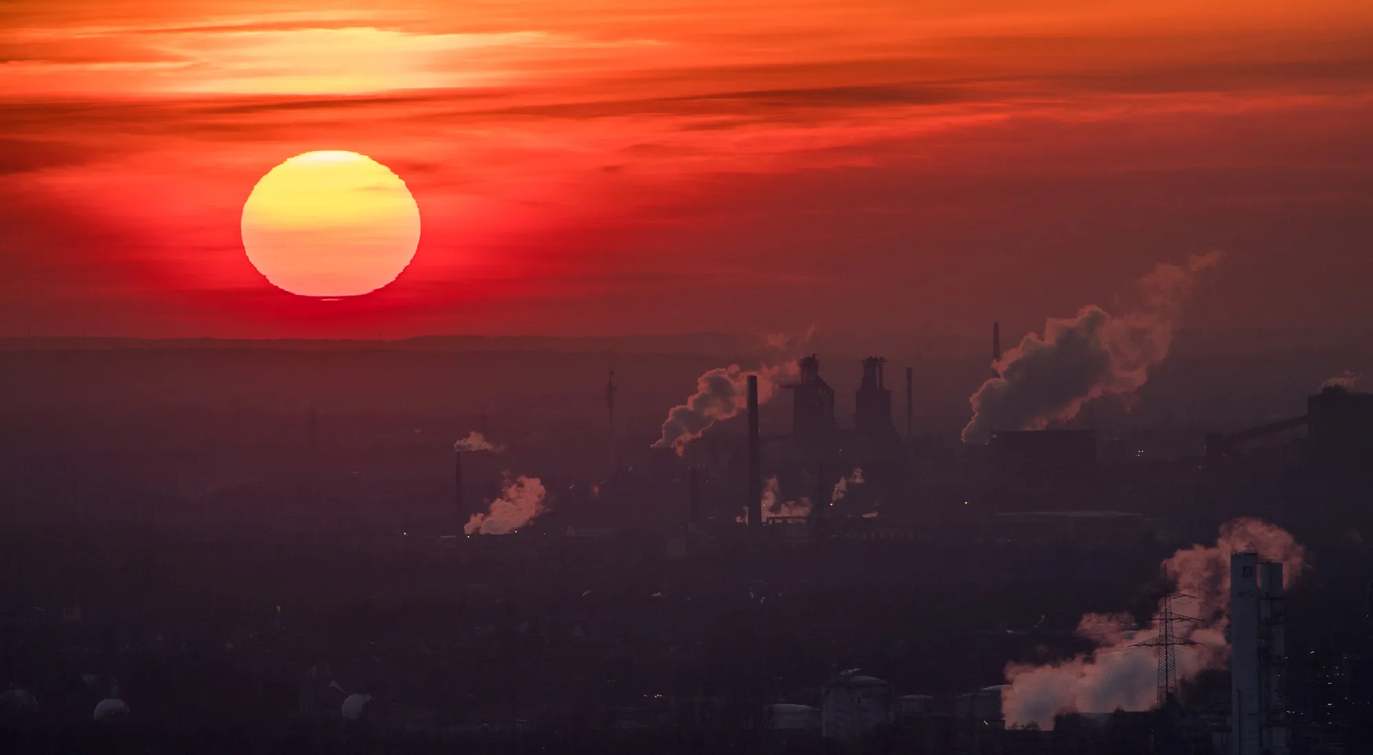 Steam and exhaust in Germany.
