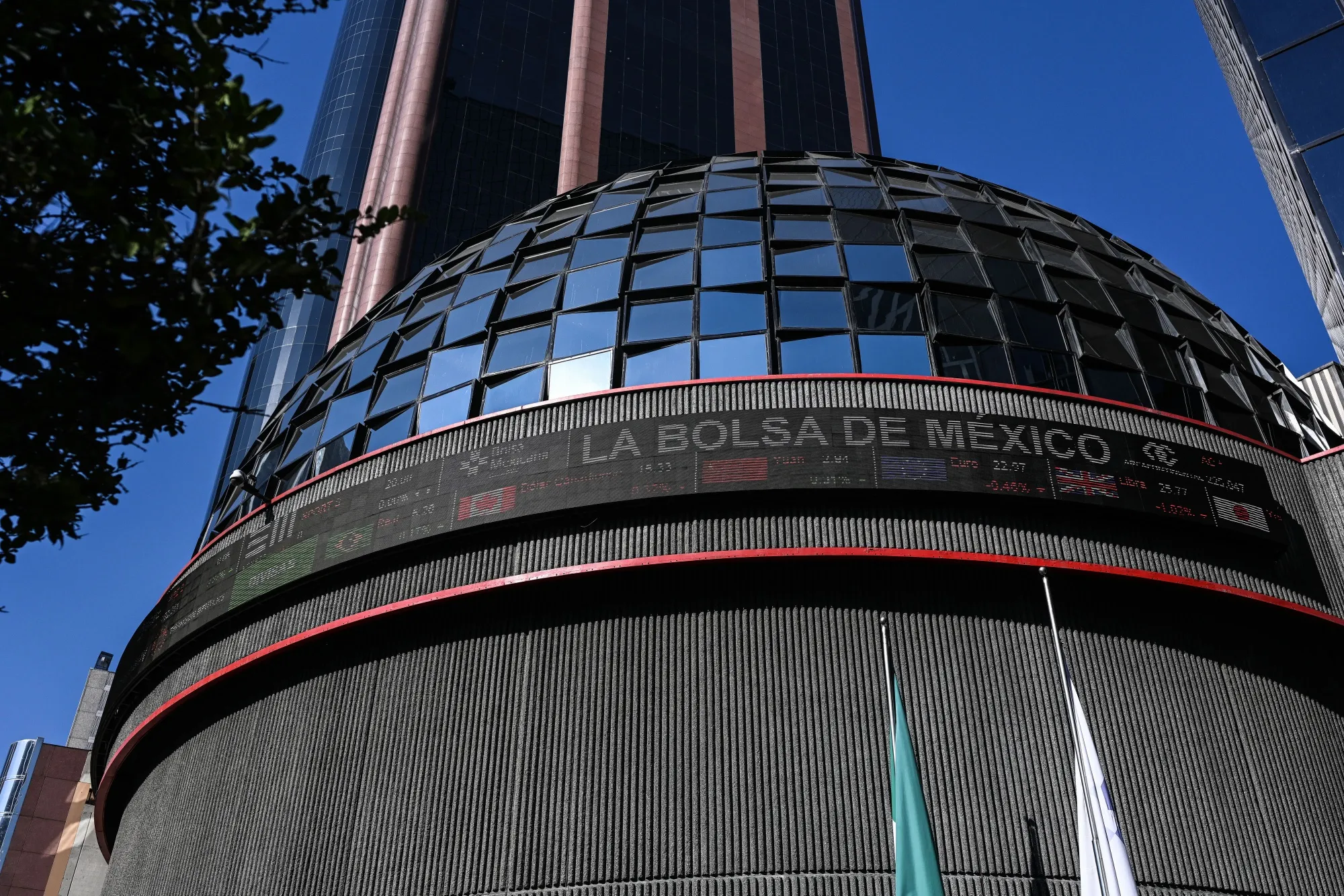 The Bolsa Mexicana de Valores SAB, Mexico's stock exchange, stands in Mexico City, Mexico, on Monday, Dec. 3, 2018.&nbsp;