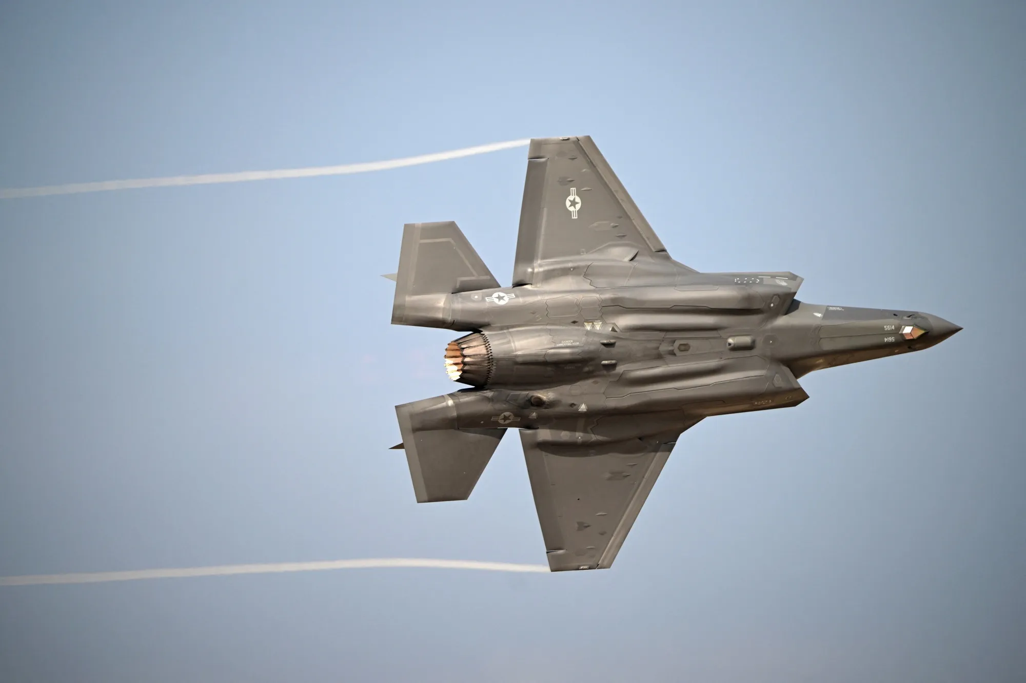 Một chiếc máy bay chiến đấu F-35 của Lockheed Martin.