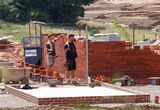Residential Construction Sites As UK House Prices Still On The Rise