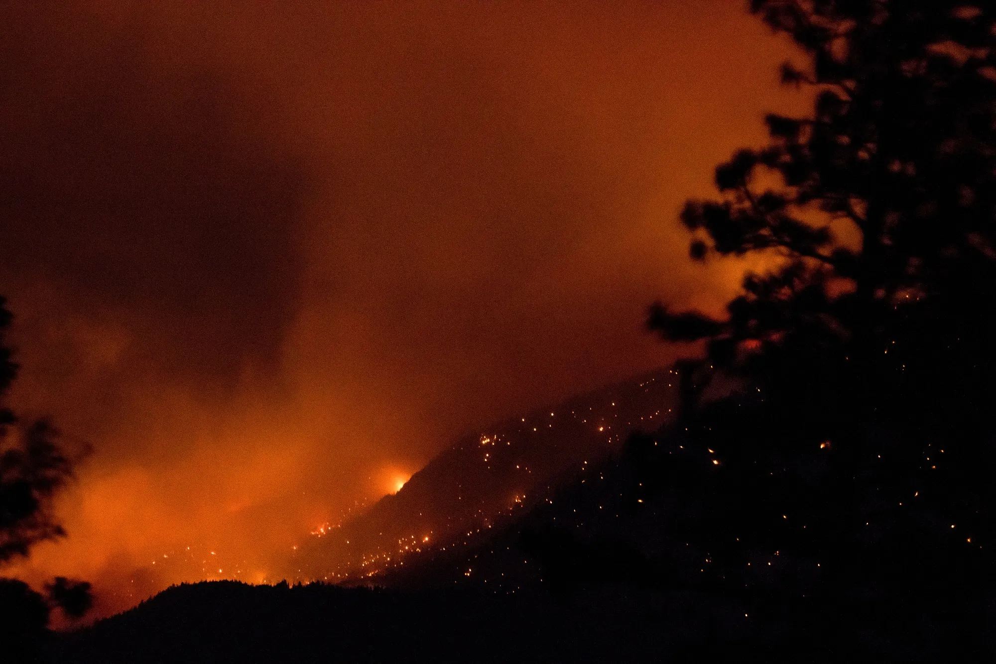 Wildfire spread across&nbsp;the Fraser River Valley near Lytton, British Columbia on July 2.&nbsp;