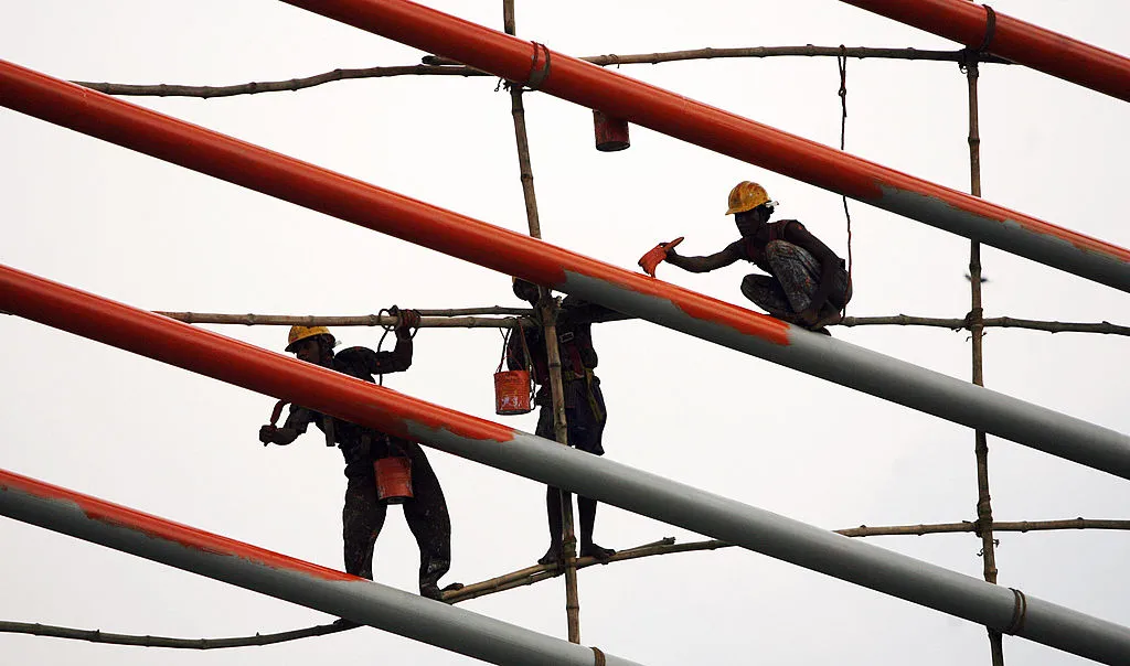 Half of infrastructure projects remain stalled.
