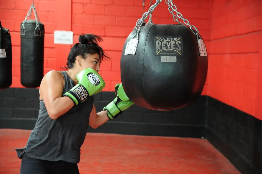 Jab, jab, cross.
