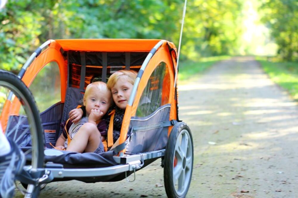 bike with baby attachment