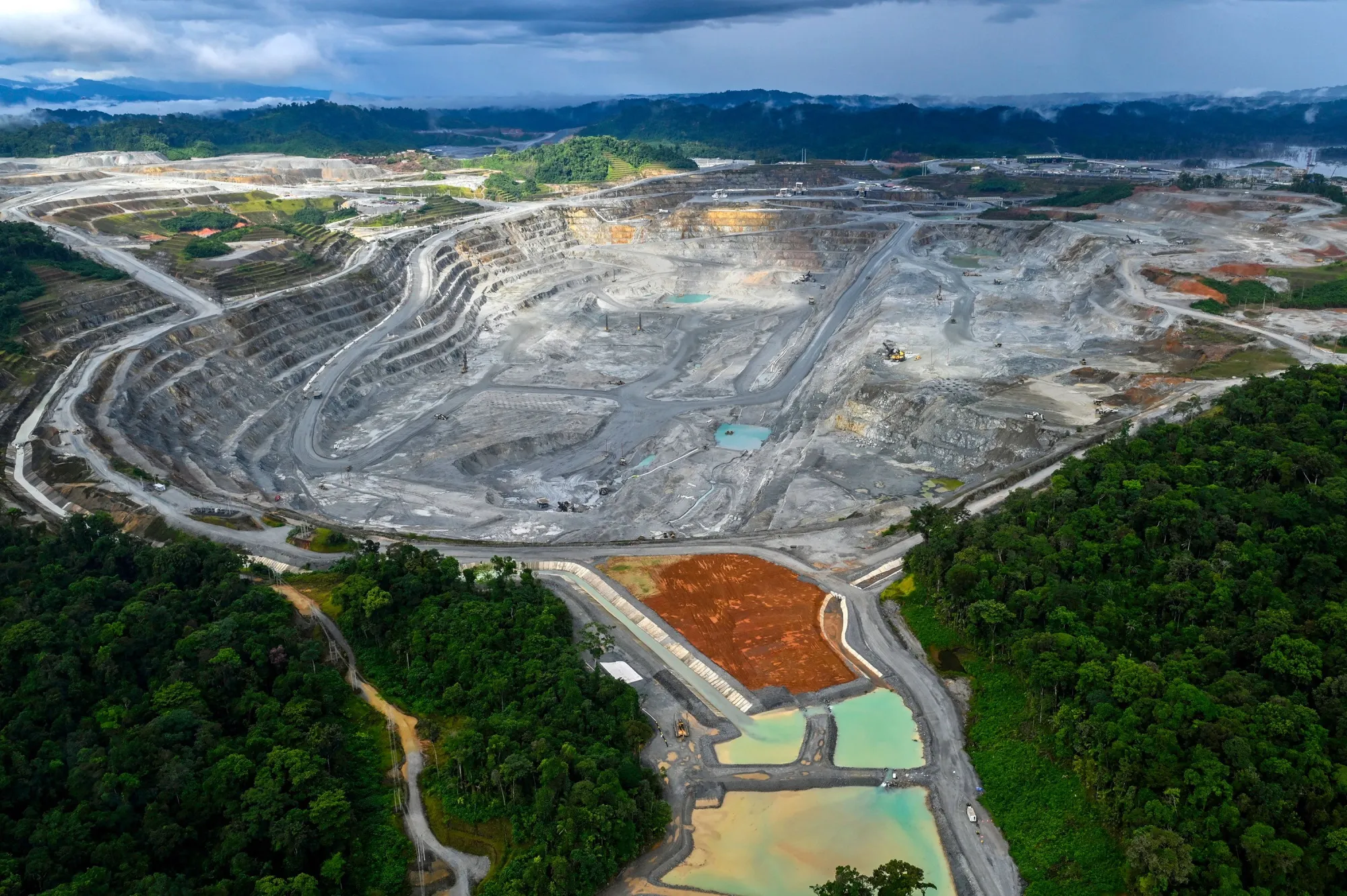 The Cobre Panama mine in Donoso, Panama.