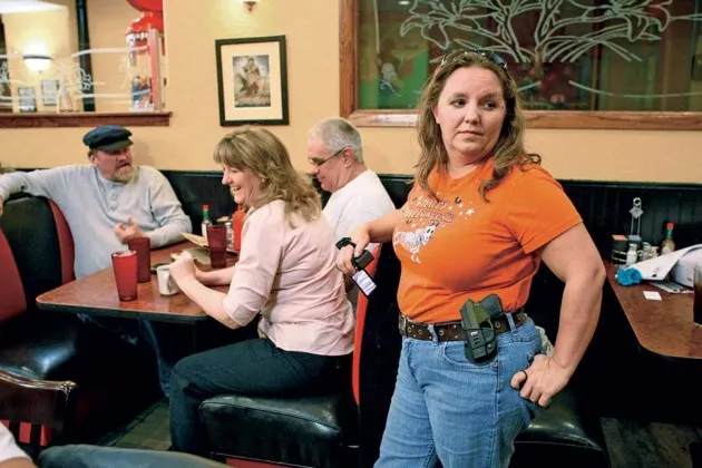 Members of the Oklahoma Open Carry Association in 2012