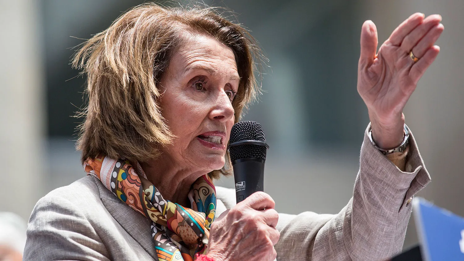 House Democratic Leader Nancy Pelosi speaks on June 29, 2016, in San Francisco.
