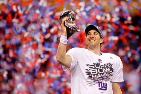 Quarterback Eli Manning
