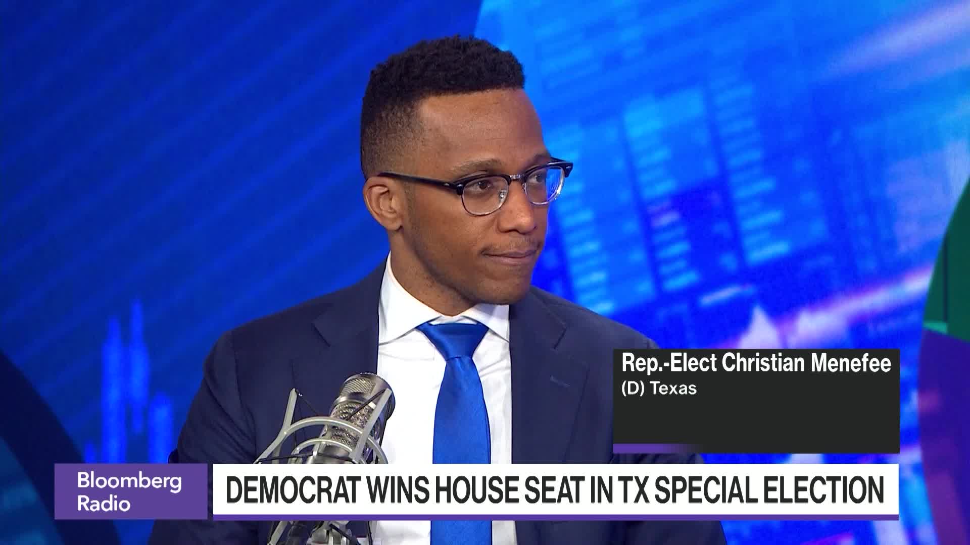 Representative Christian Menefee, a Texas Democrat, says ICE should be ’“ripped down to studs” and reimagined. He spoke on Bloomberg Television’s “Balance of Power”