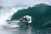 Professional surfer on a wave known as El Gringo.