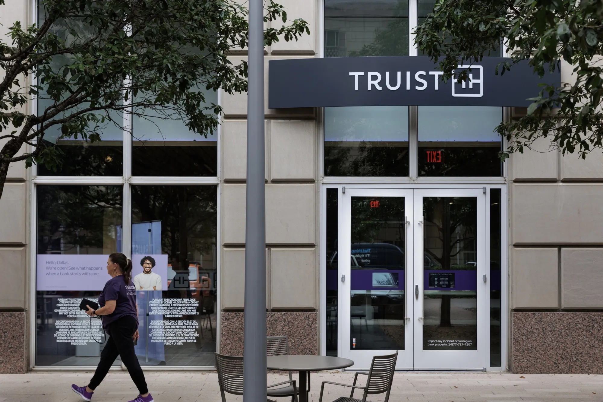 A Truist Bank branch in Dallas, Texas.