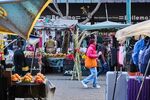 An outdoor market in the Pretoria, South Africa.