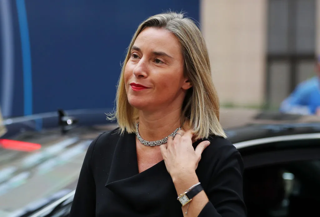 Federica Mogherini.

