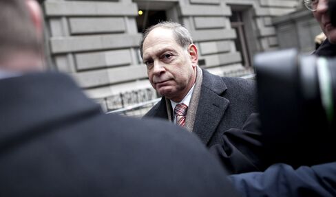 Irving Picard speaks to the media outside U.S. Bankruptcy Court in New York, on Feb. 2, 2010.