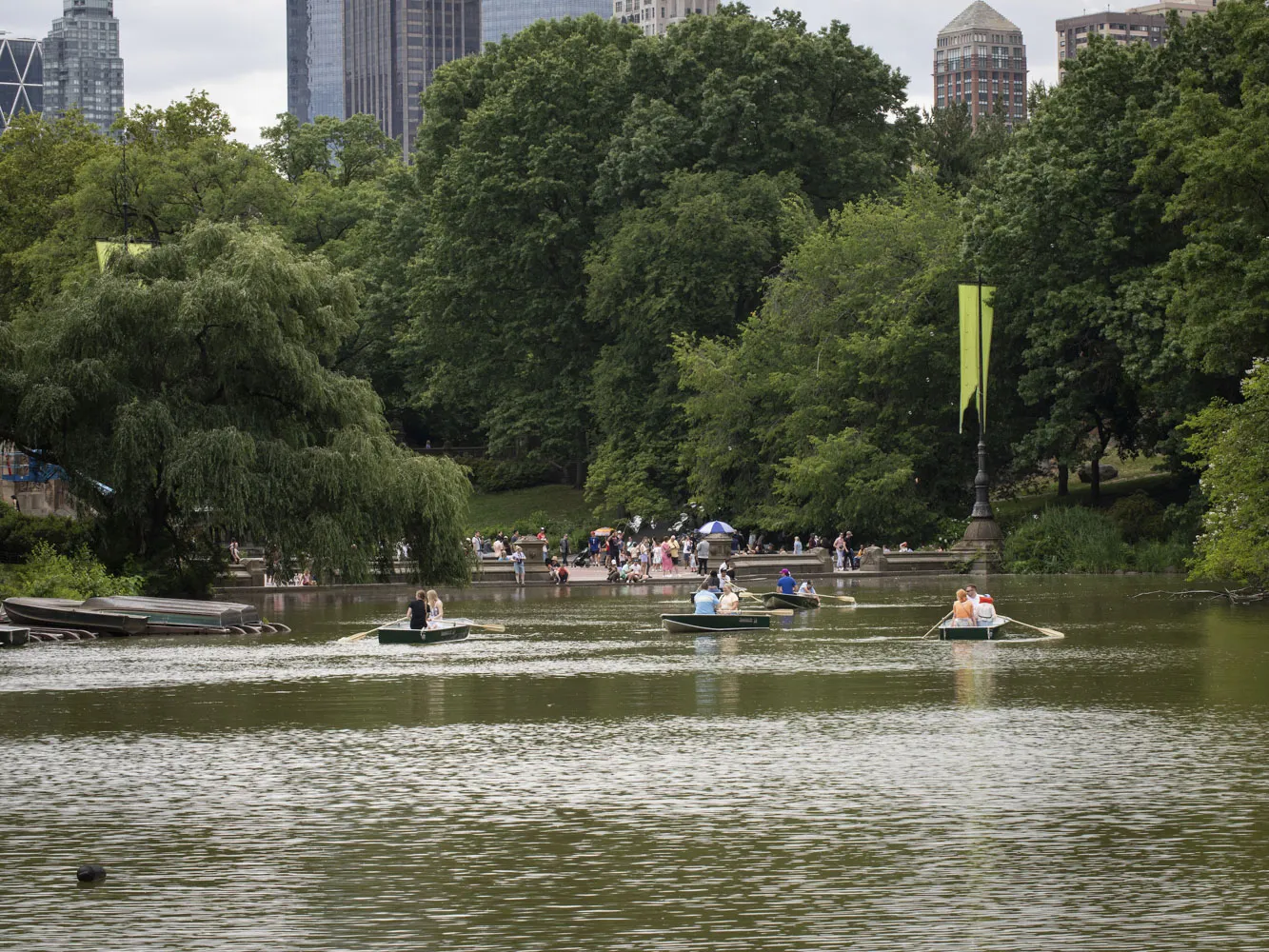 The boats are back in the water outside the legendary Central Park Boathouse.&nbsp;