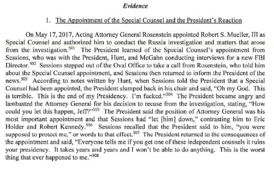 Trump ‘Tried to Control’ the Russia Probe: Mueller in His Own Words