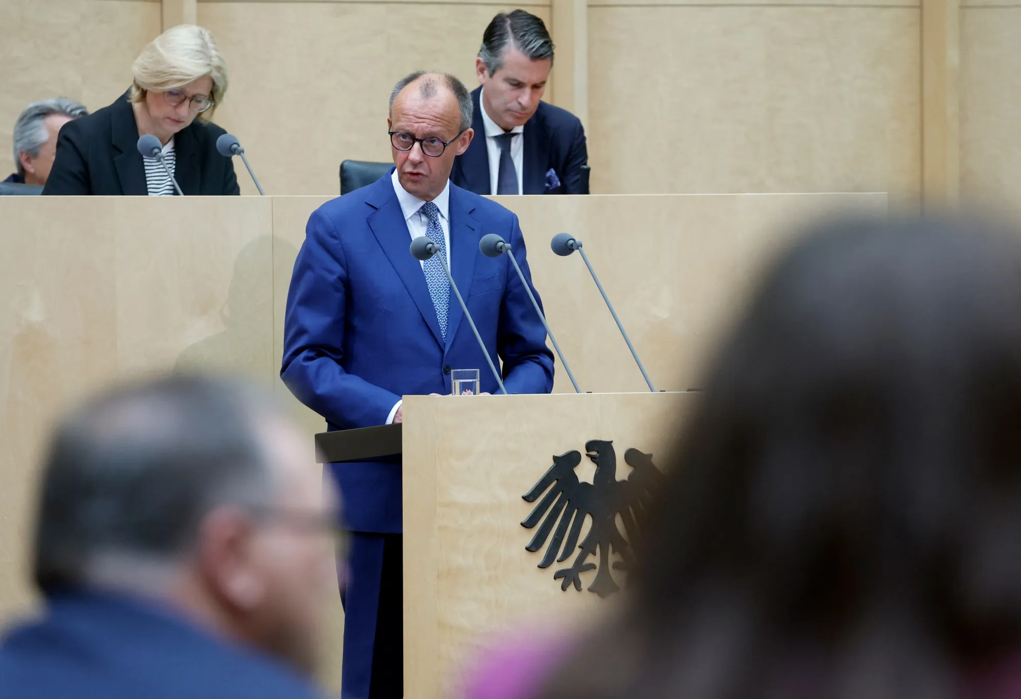 Friedrich Merz at the Bundesrat in Berlin on July 11.