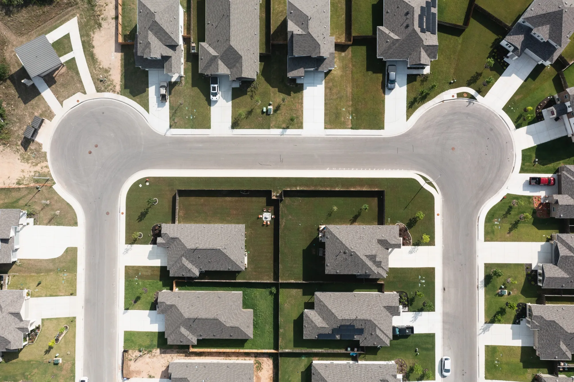 A residential neighborhood in Austin, Texas. The US pandemic housing boom, marked by record price gains and coast-to-coast bidding wars, is finally reaching its limit.
