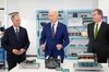 President Joe Biden tours semiconductor manufacturer Wolfspeed Inc., in Durham, N.C.