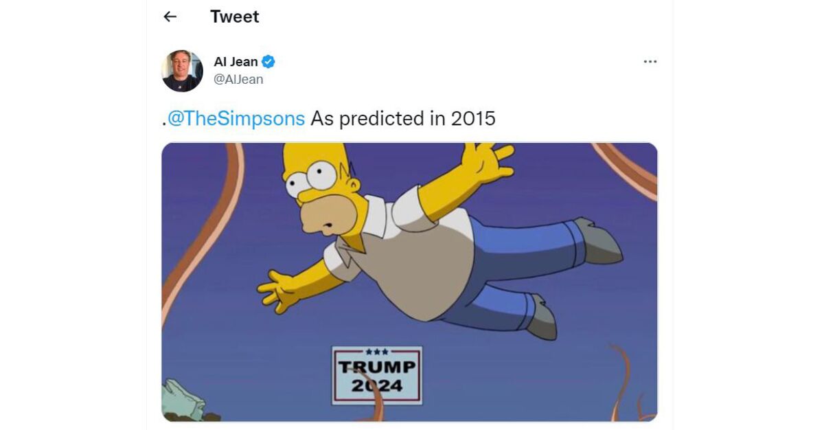 Trump 2024 President Announcement: Simpsons Predicted in 2015 - Bloomberg
