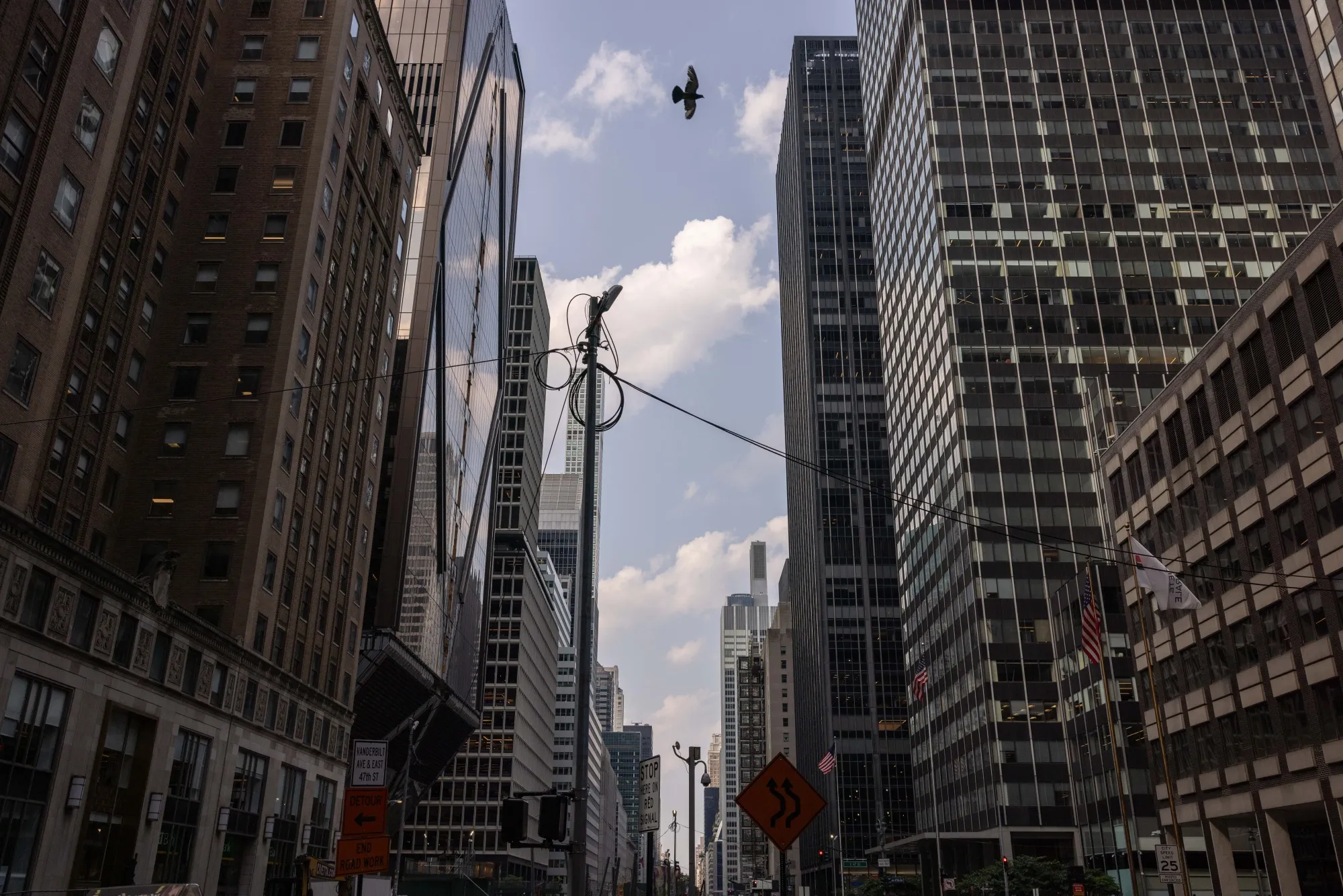 Park Avenue in New York.