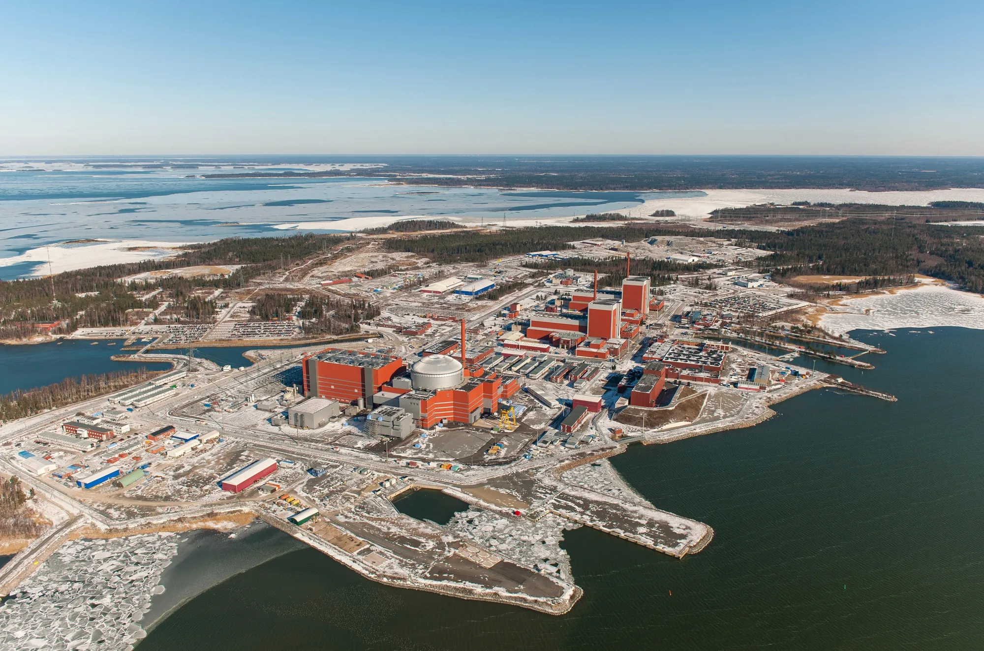 The Olkiluoto-3 nuclear reactor in Finland.