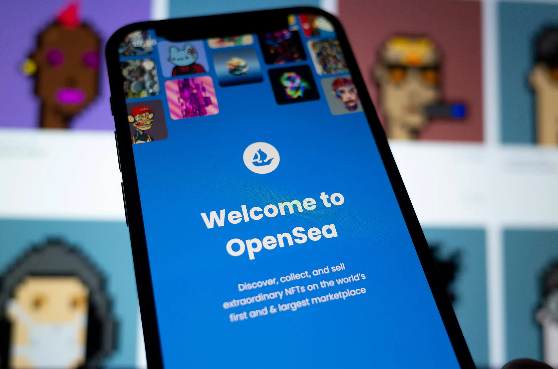 OpenSea Photo Illustration
