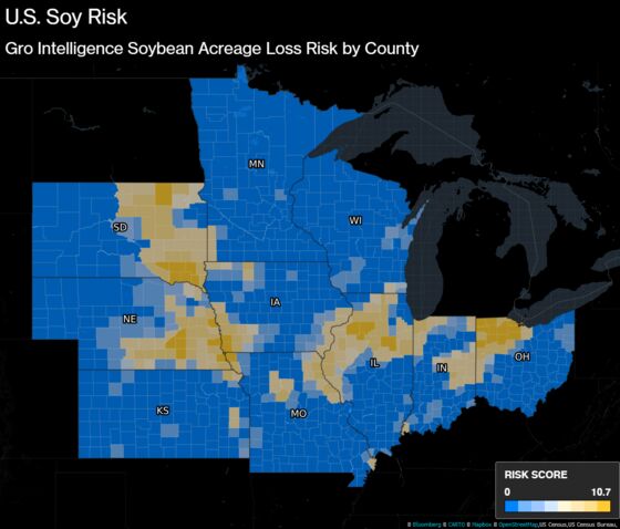It’s Not Just Corn, U.S. Farmers May Forgo Near-Record Soy Acres