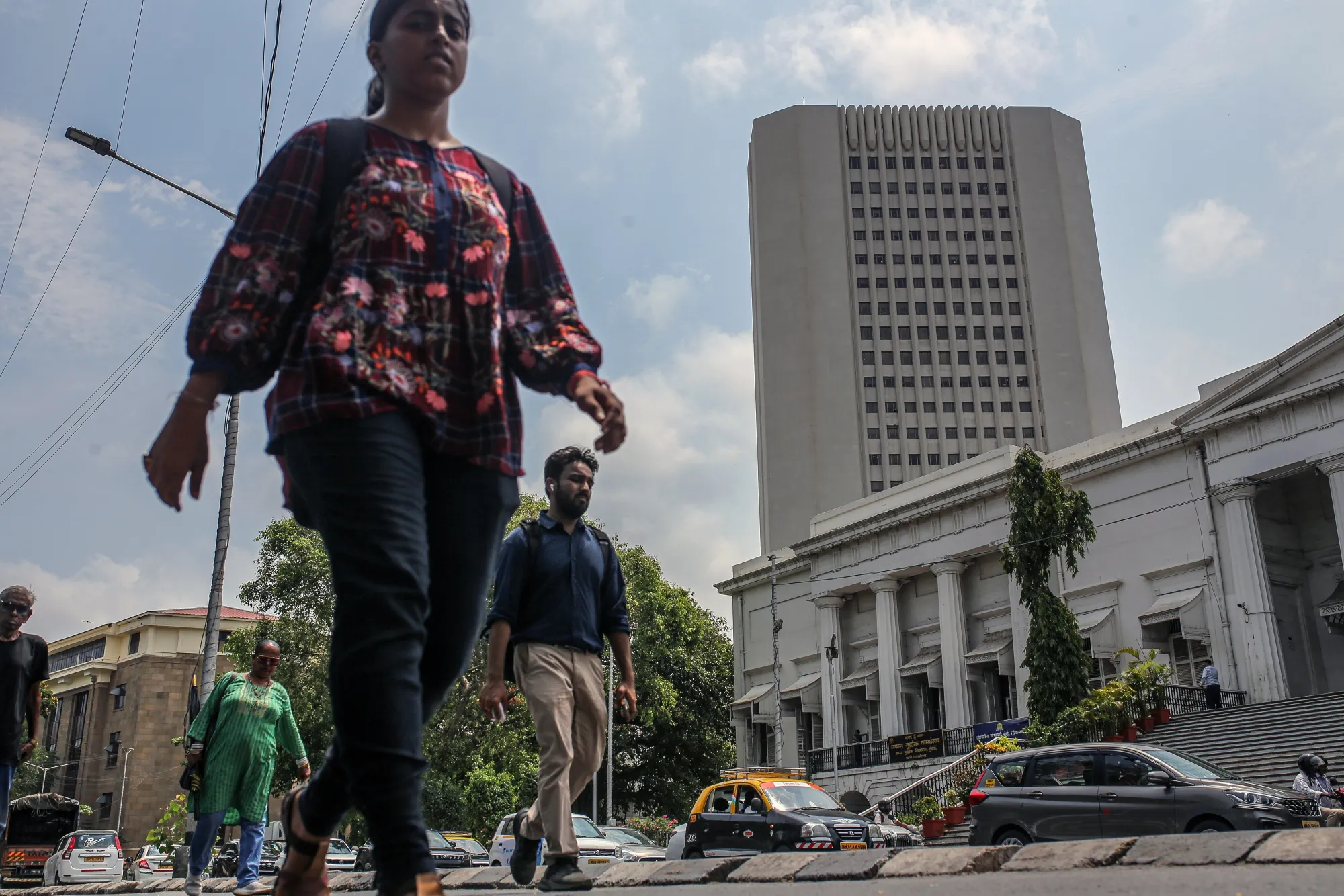 The Reserve Bank of India headquarters building in Mumbai, India.